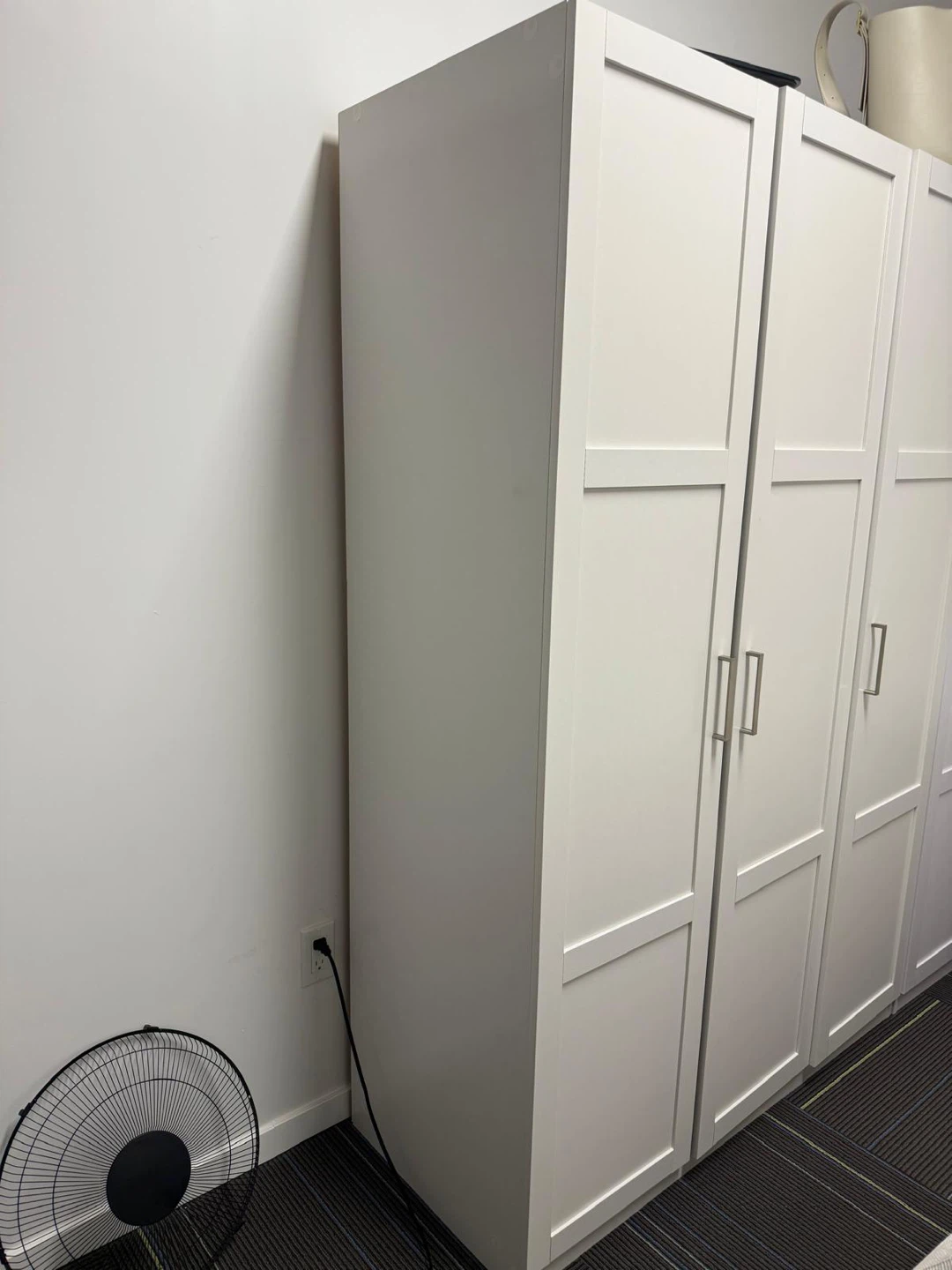 Sauder 3 Door Wardrobe Shaker, White - photo 4