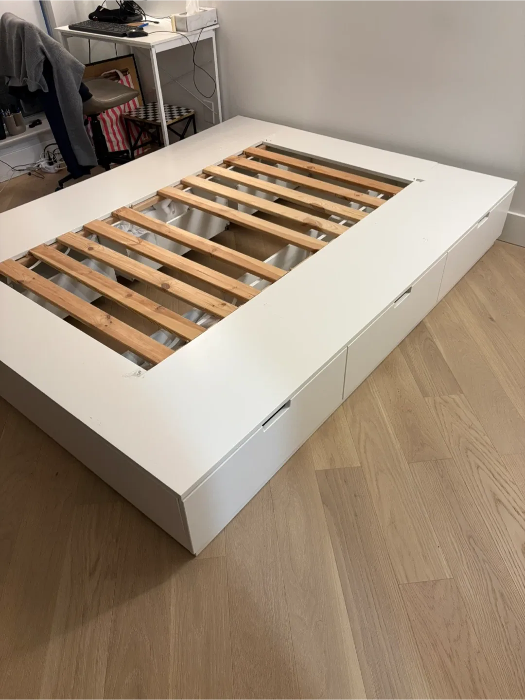 IKEA nordli queen size bed frame