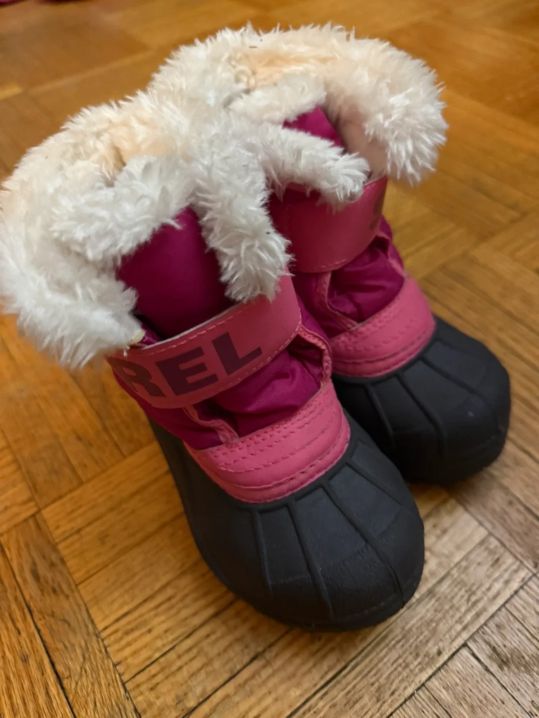 Sorel Pink Winter Boots, Size 7 thumbnail