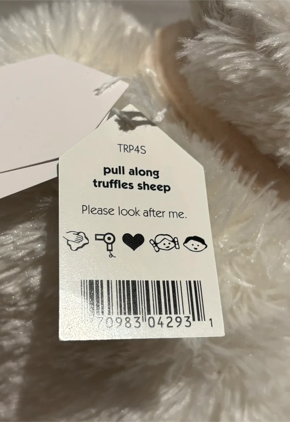 Jelly Kitten Jellycat Pull Along Truffles Sheep Plush Toy image indicator(5)