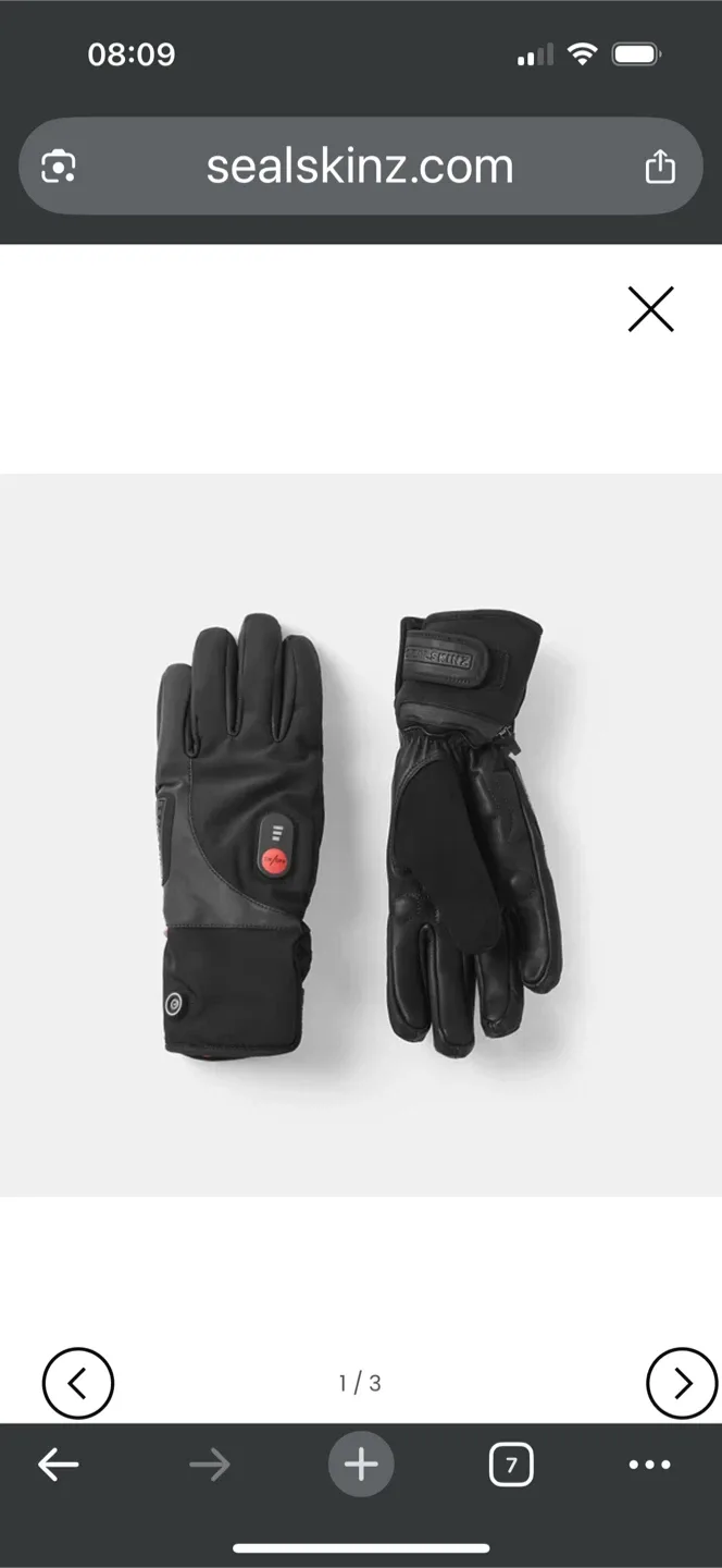 Sealskinz Waterproof USB Heated Cycle Glove