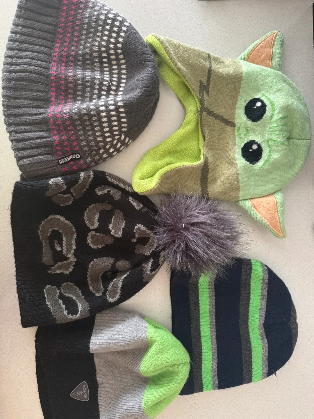 Assorted Kids' Winter Hats (5)
