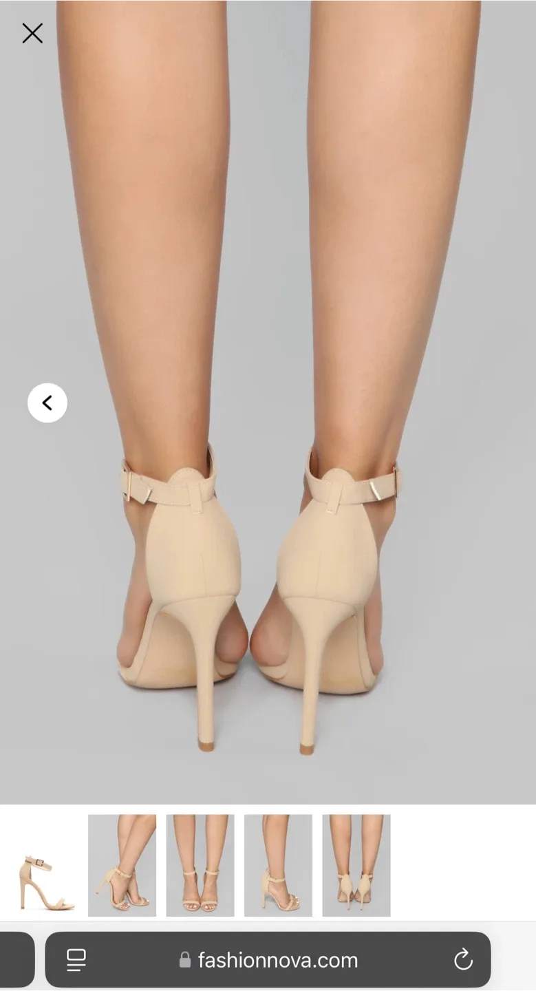 Fashion Nova Nude Heels image indicator(3)