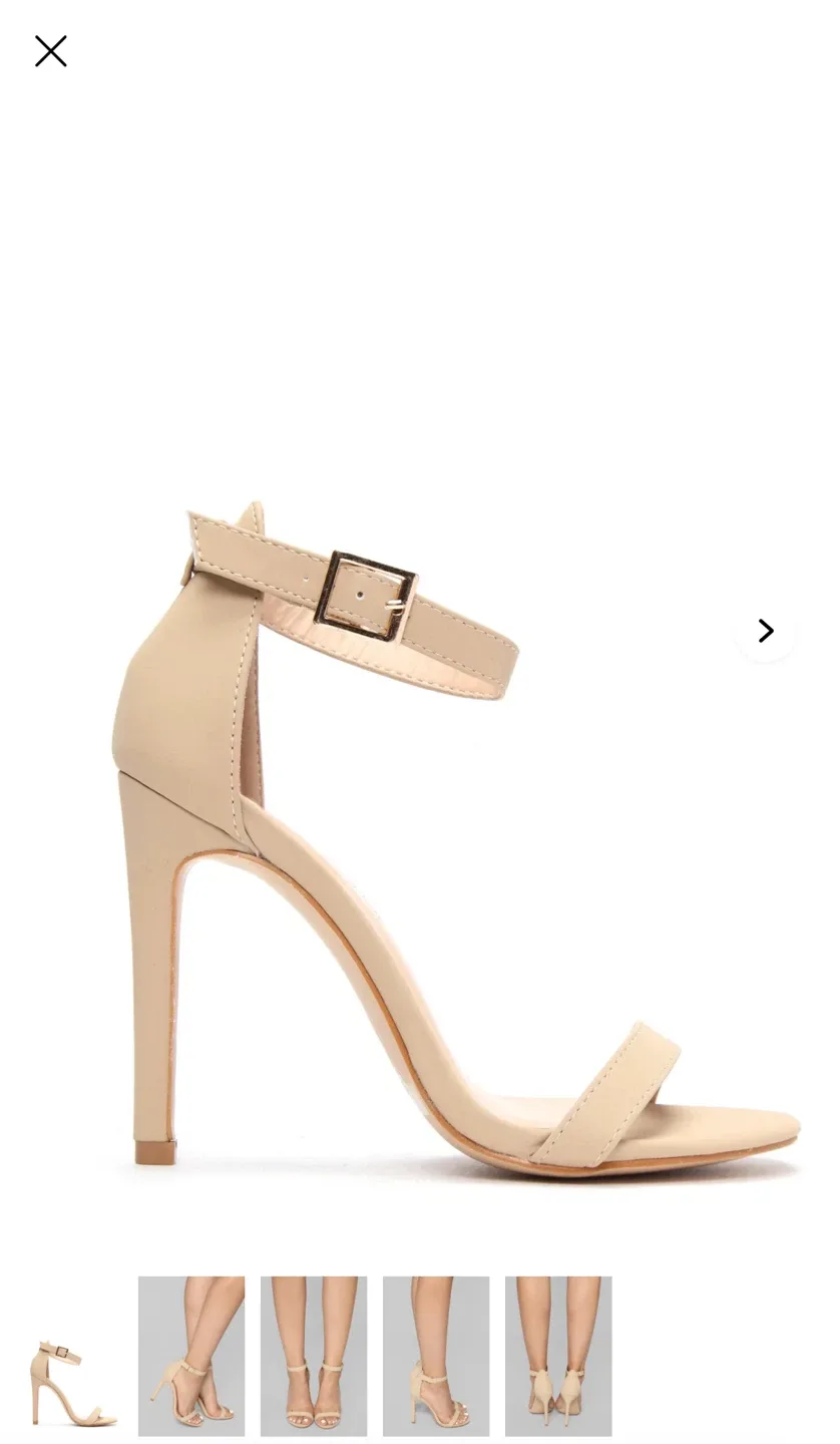 Fashion Nova Nude Heels image indicator(2)