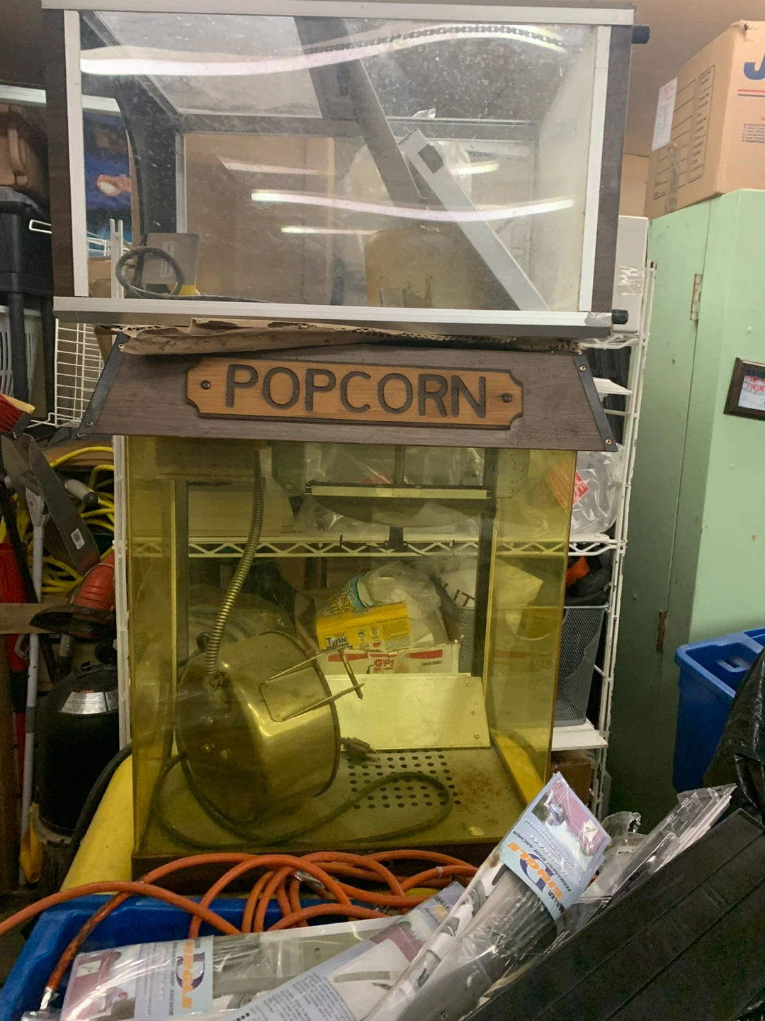 Vintage Star Manufacturing Popcorn Machine