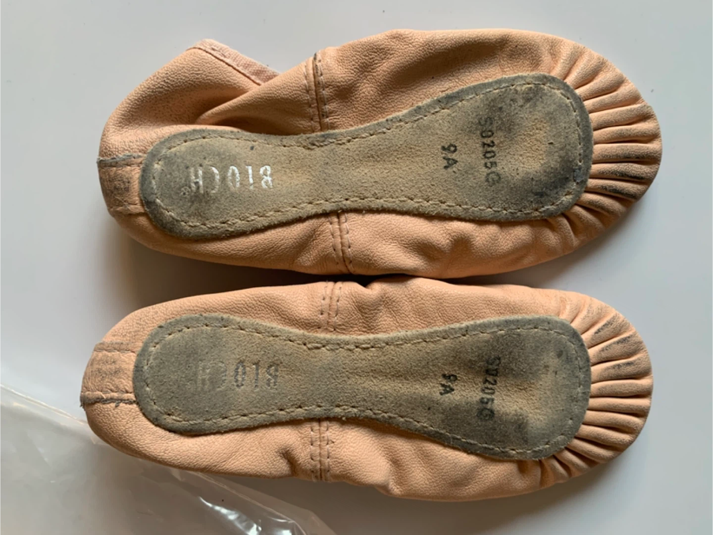 Bloch Child Full Sole Leather Ballet Shoes - Size 9A