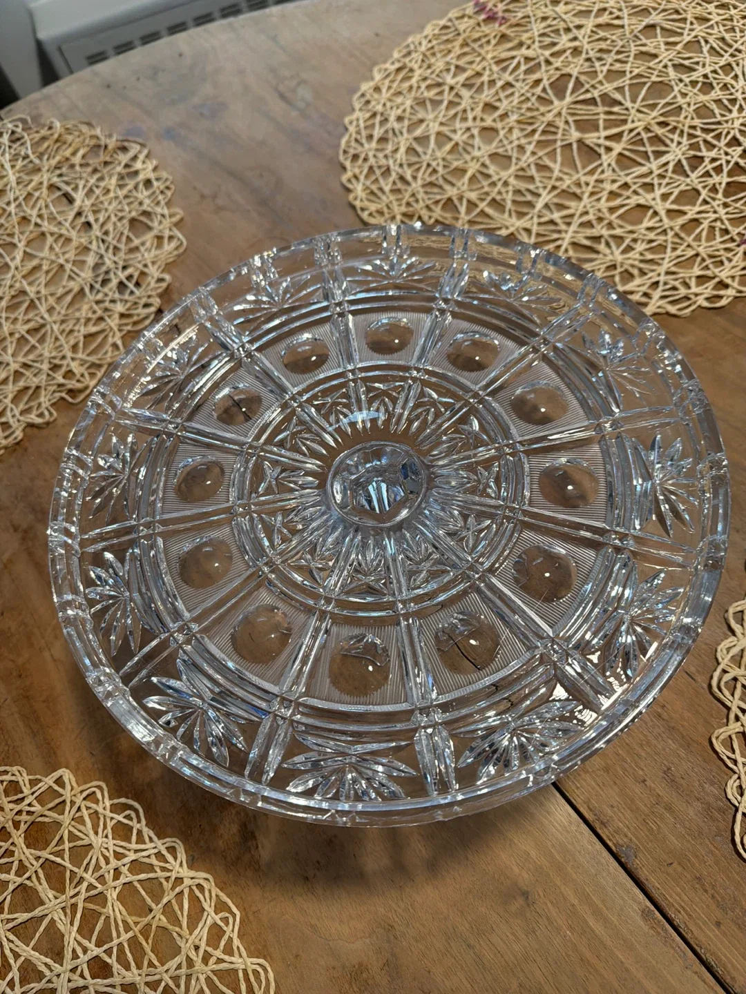 Elegant Crystal Cake Stand image indicator(3)