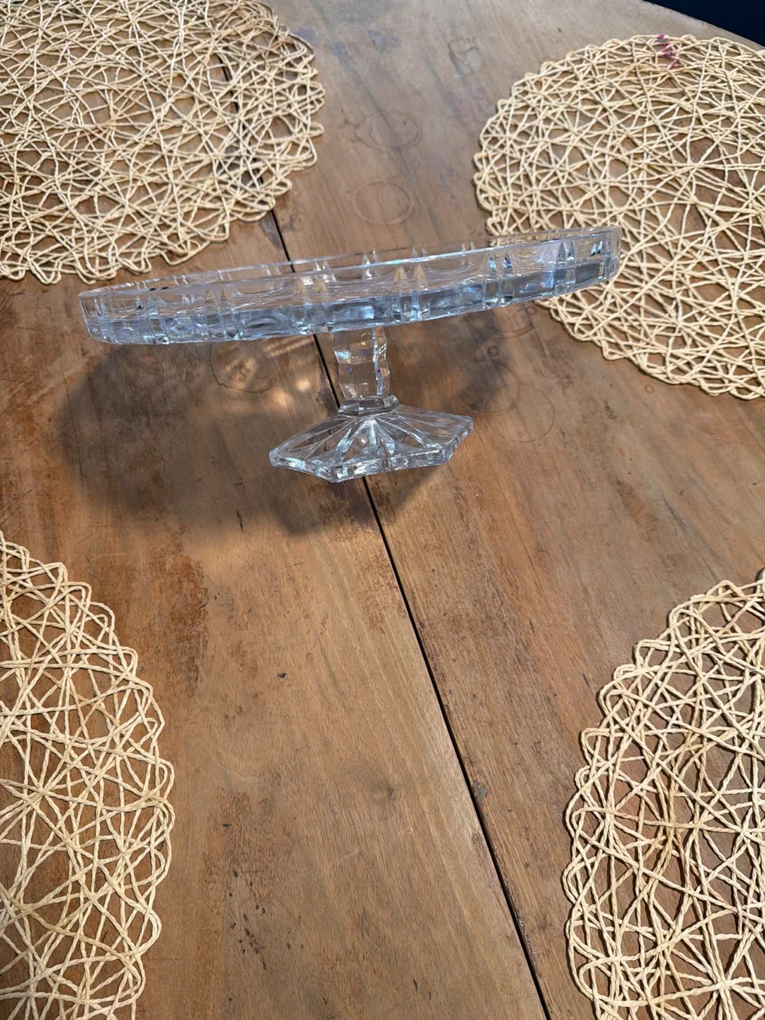 Elegant Crystal Cake Stand image indicator(4)