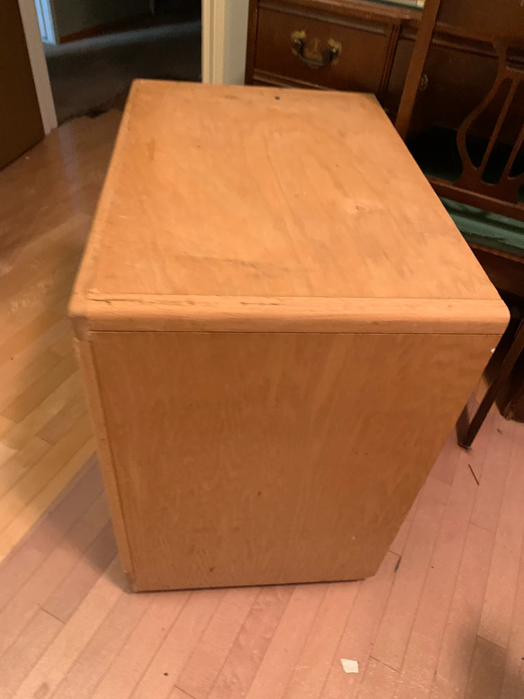 Wooden Side Table with Shelf - photo 2