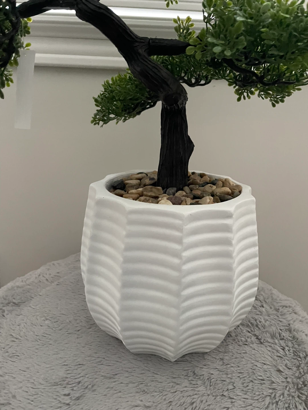 Artificial Bonsai Tree in White Pot - photo 2