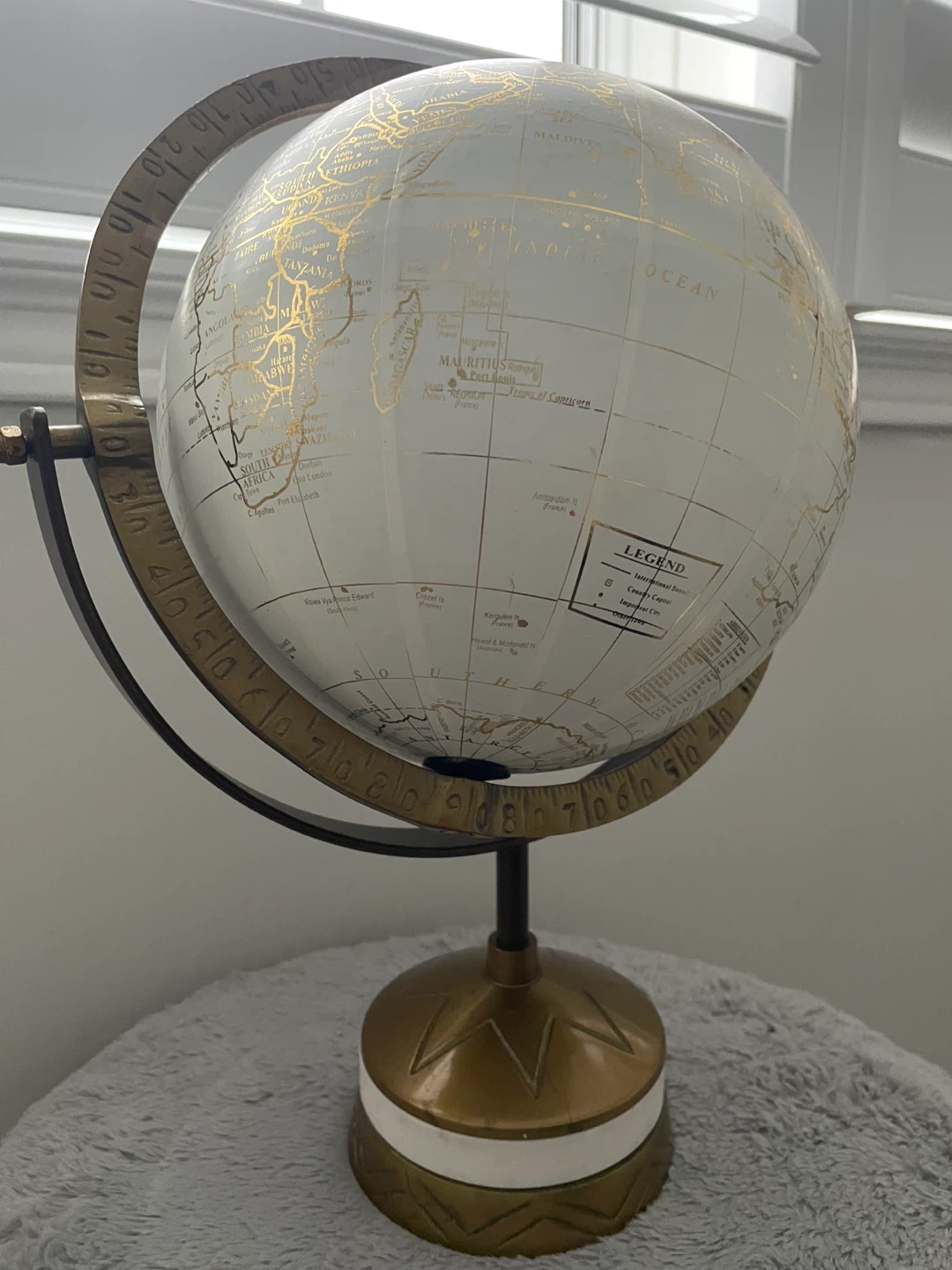 Decorative World Globe - gold - photo 3