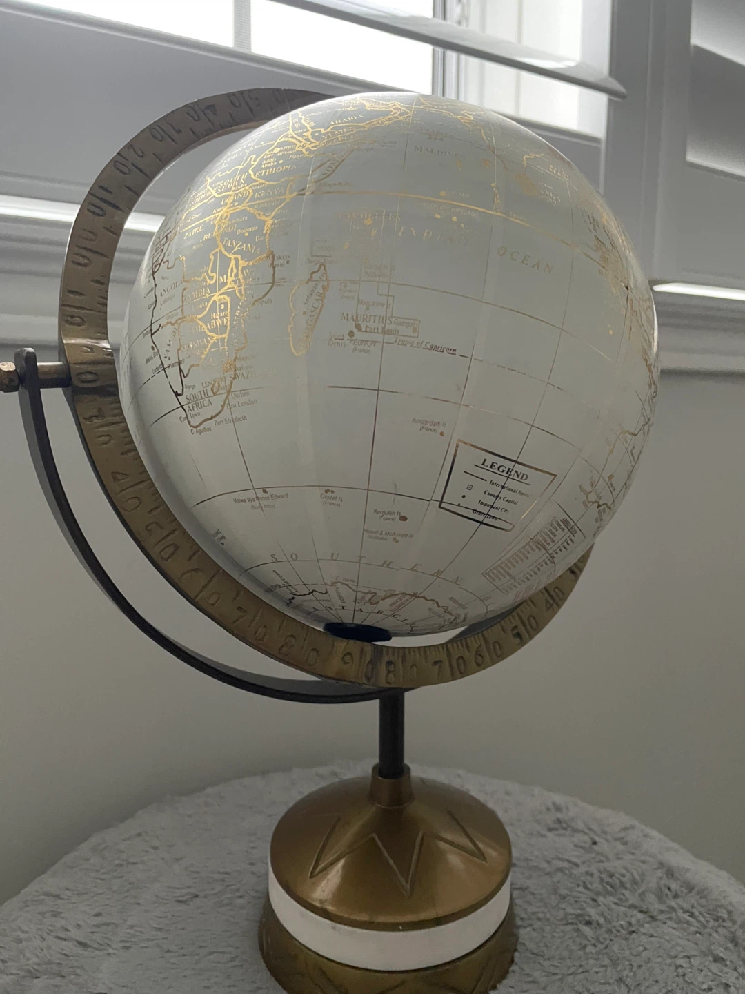 Decorative World Globe - gold - photo 2