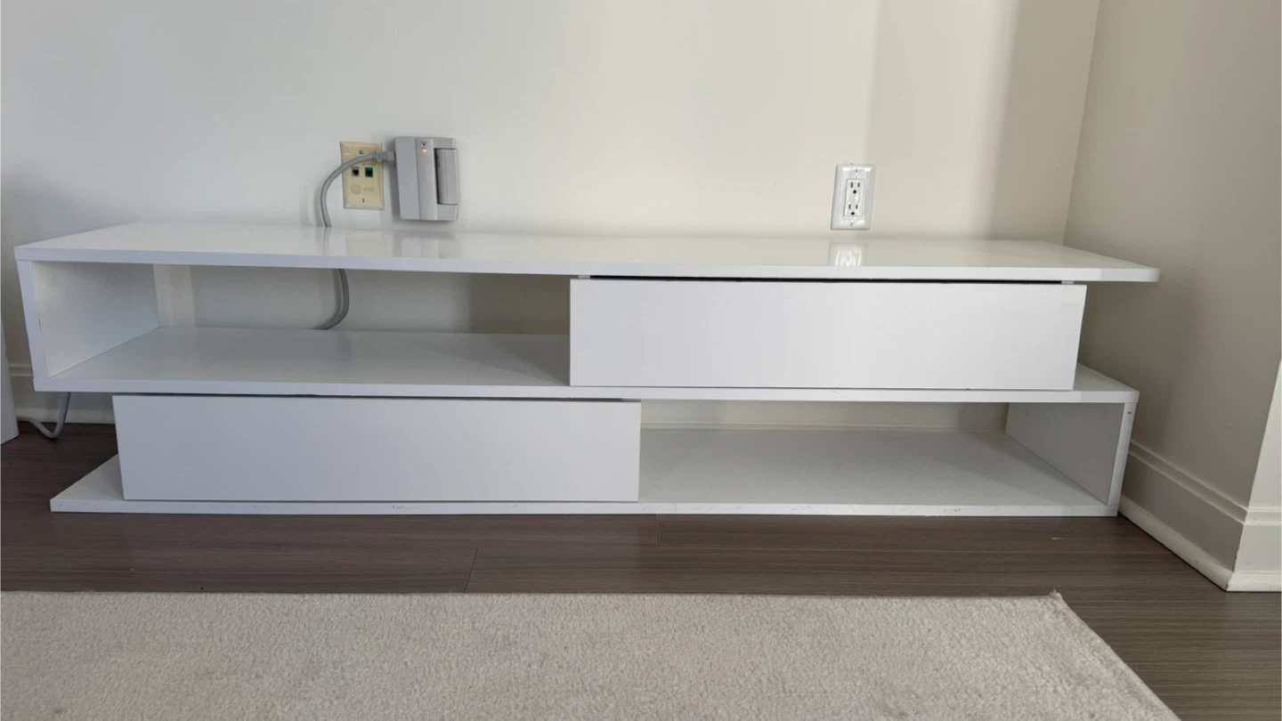 White TV Stand