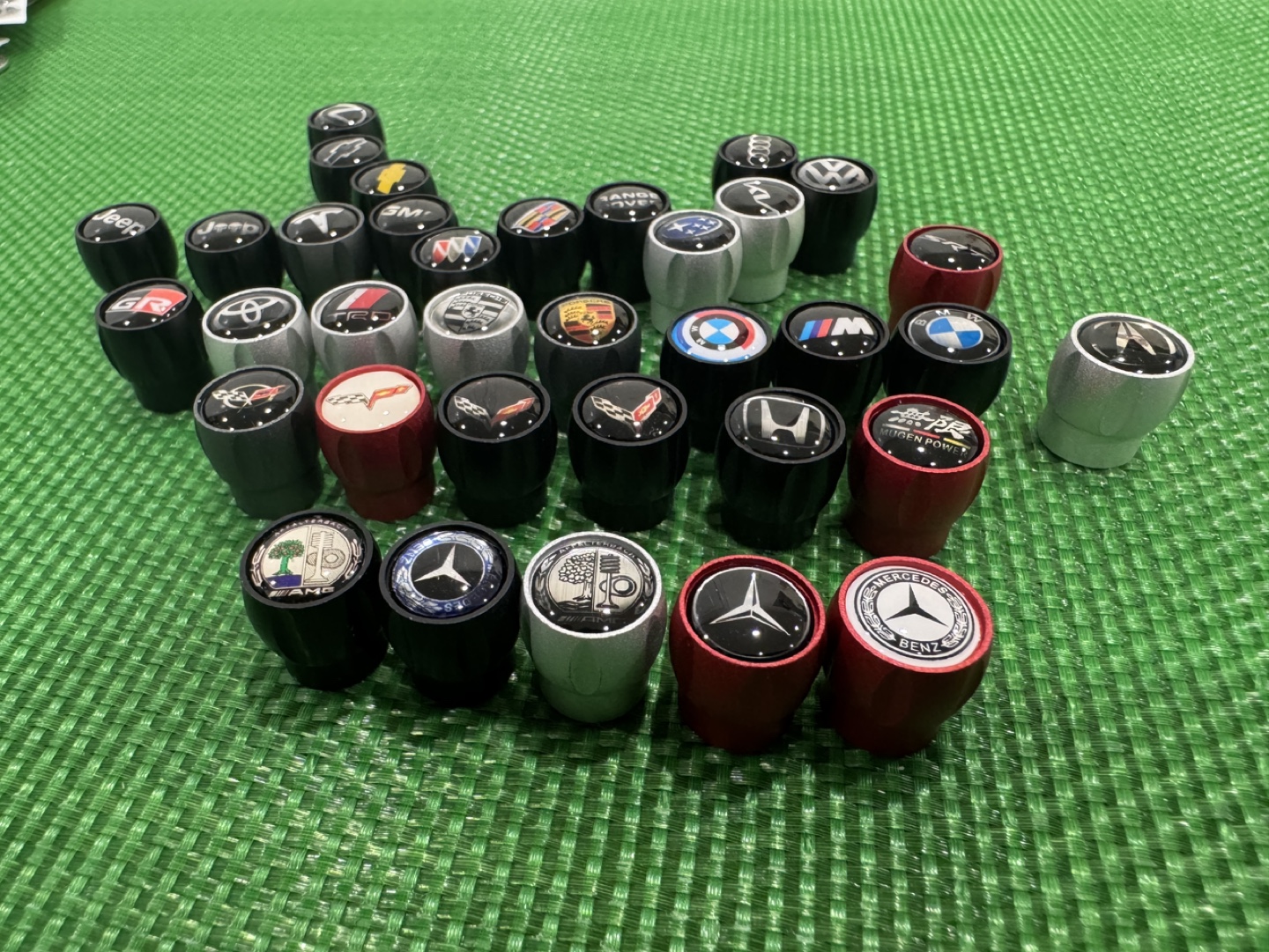 Assorted Car Tire Valve Stem Caps