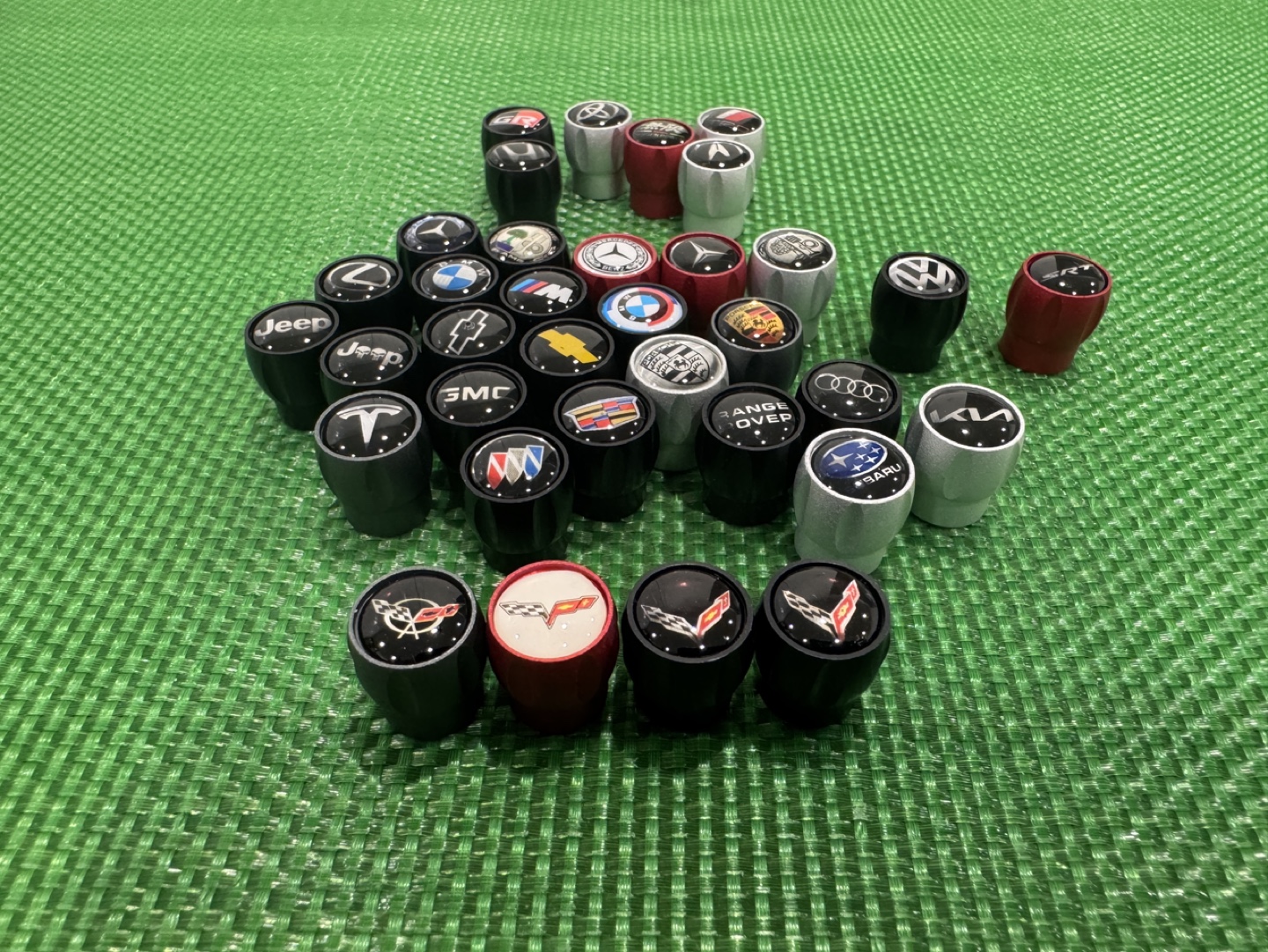 Assorted Car Tire Valve Stem Caps - photo 2