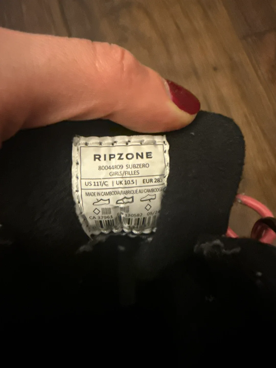 Ripzone Girls Winter Boots Size 11 image indicator(4)