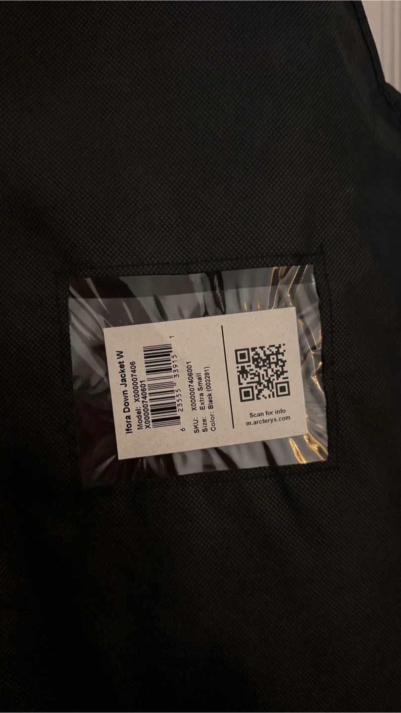 Arc'teryx Ifora Down Jacket W - Black - Extra Small image indicator(3)