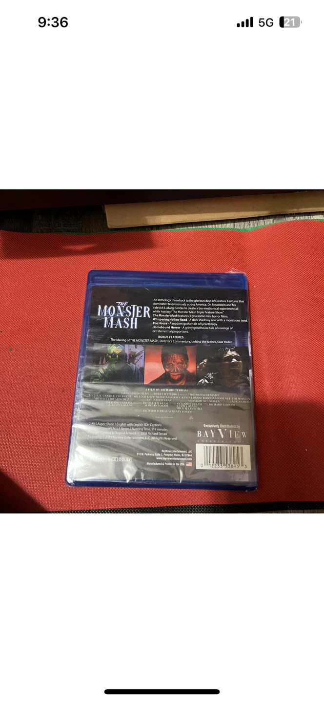 The Monster Mash Blu-ray