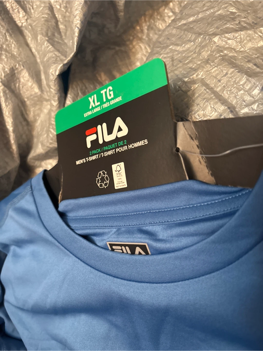 Fila Men's T-Shirt 2-Pack, XL - New - photo 2