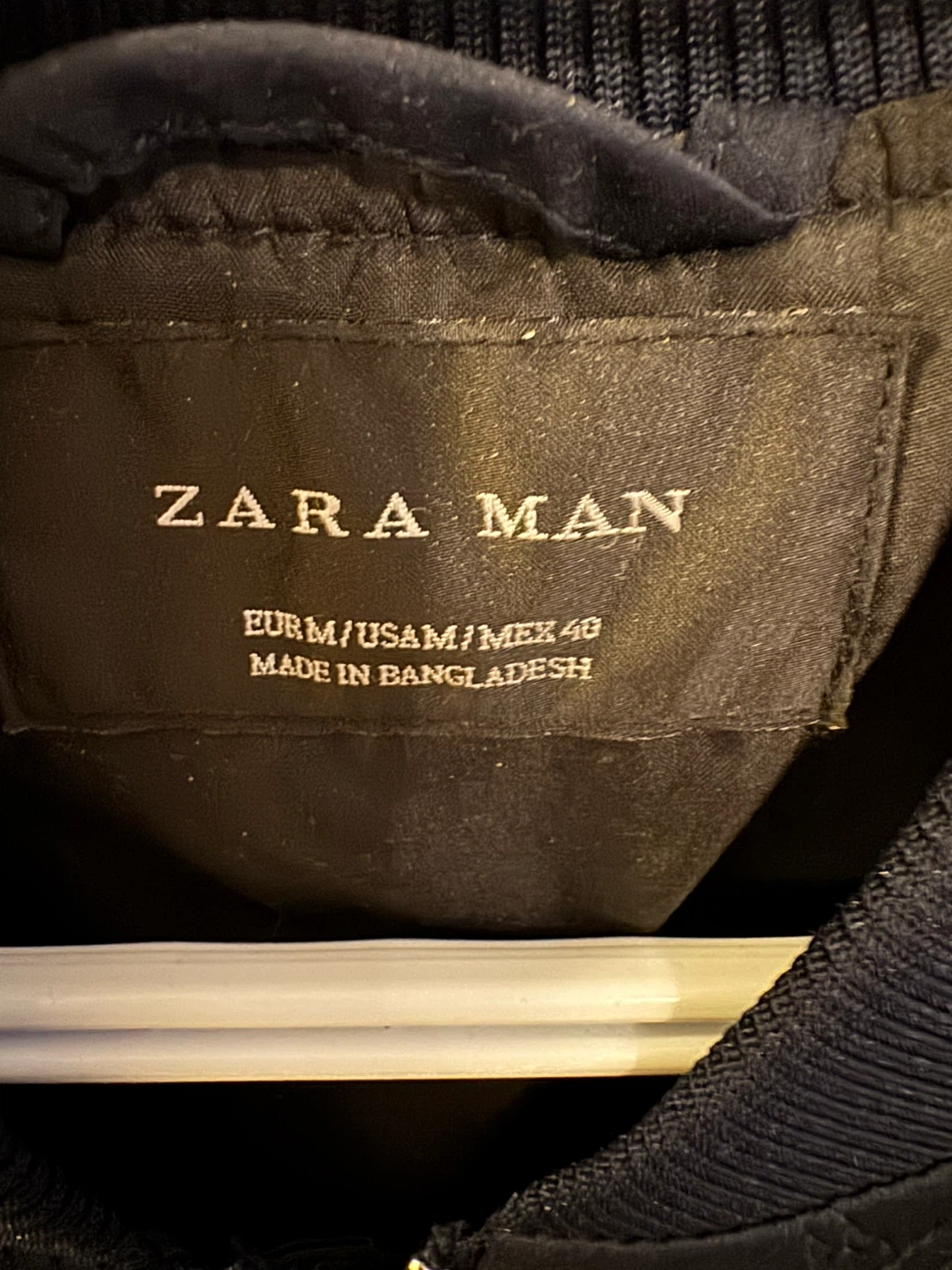 Zara Man Quilted Bomber Jacket - Size M - photo 2