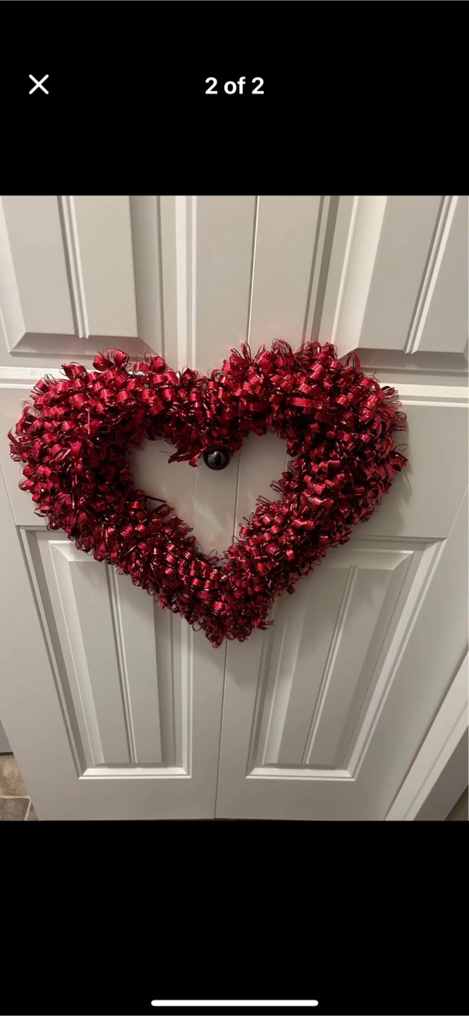 valentine's day heart wreath