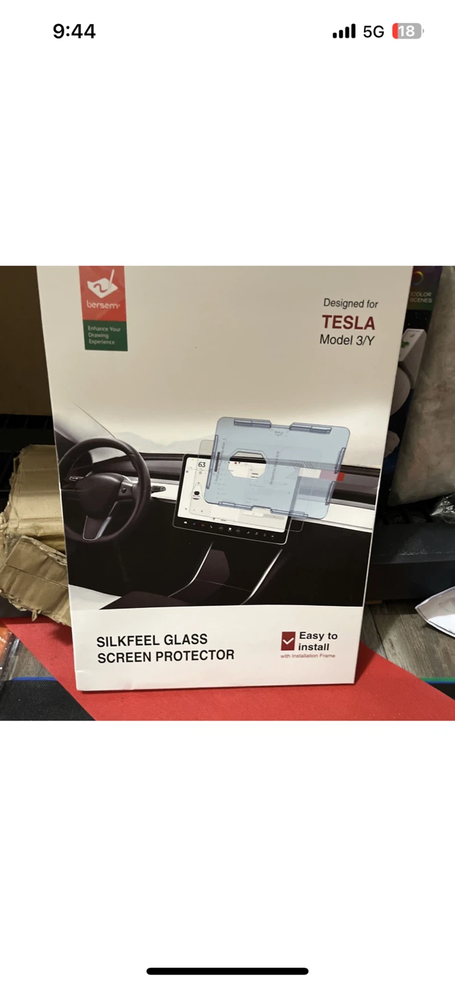 Bersem Silkfeel Glass Screen Protector Tesla Model 3/Y