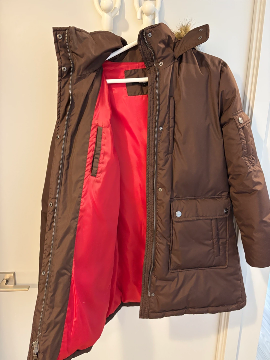 DKNY Brown Winter Parka - Women’s Size L - photo 3