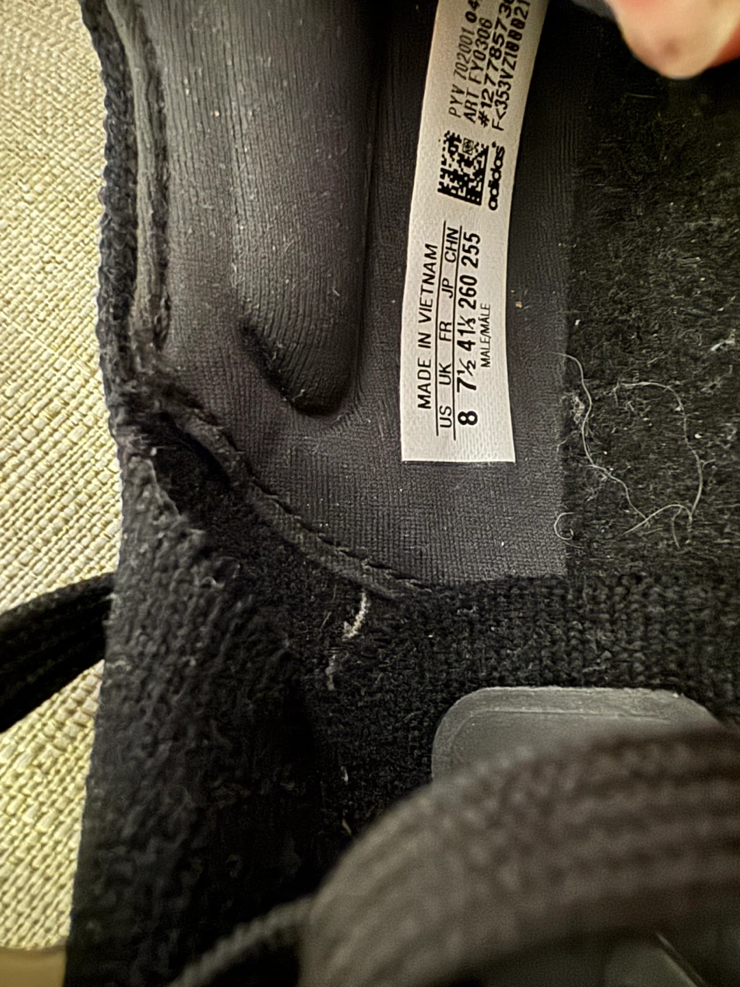 Adidas Ultraboost Black, Size 8 US - photo 3