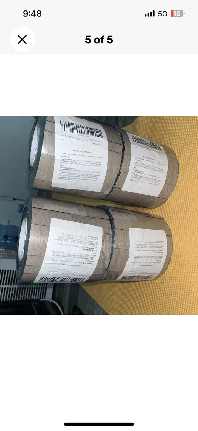 New Floor Tiles Peel and Stick 36x6 Nature Brown image indicator(3)