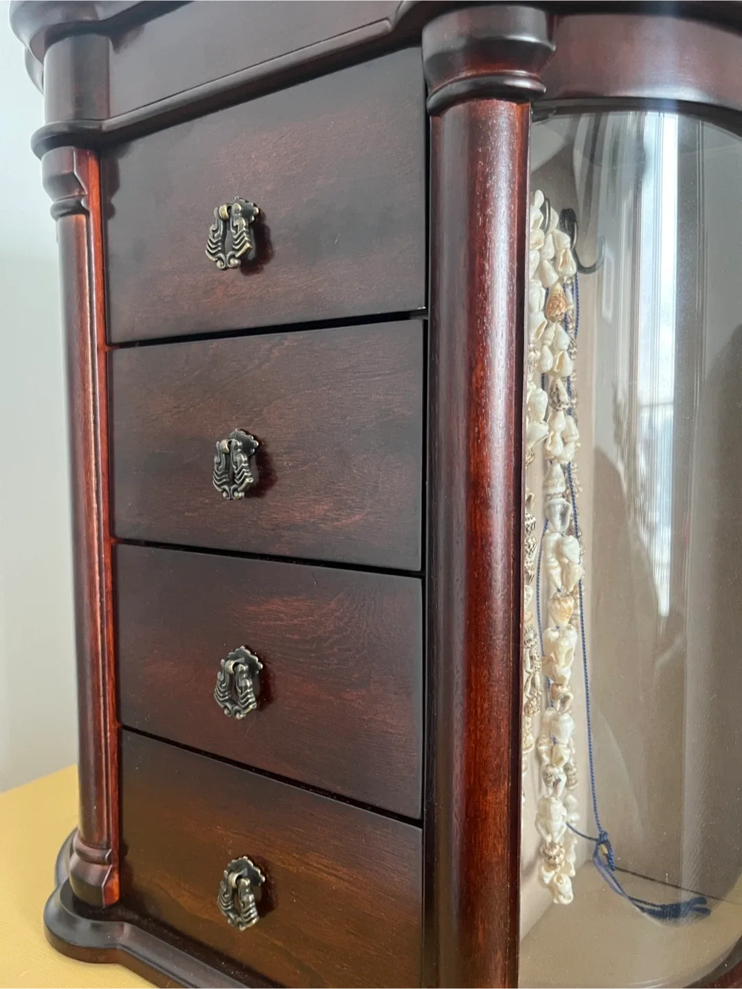 Bombay Jewellery Armoire in Mahogany image indicator(10)