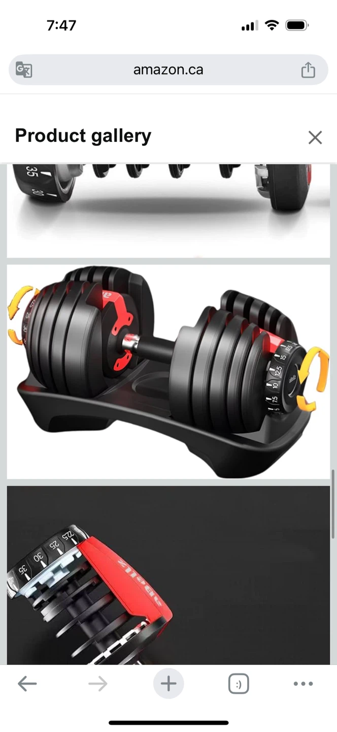 aBellz Adjustable Dumbbell 5-52.5 LBS