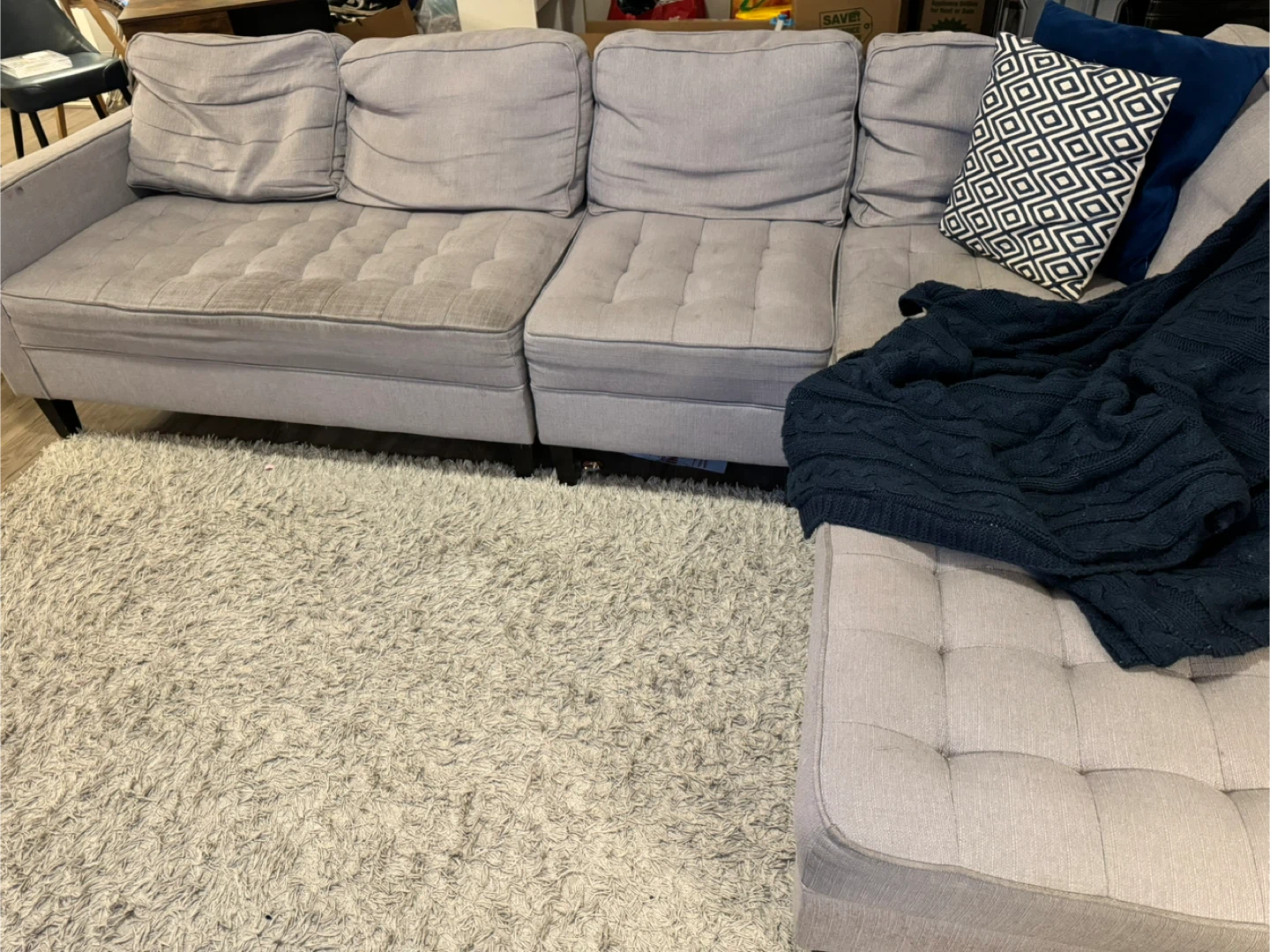 Light Grey Sofa(need sold today) - photo 2