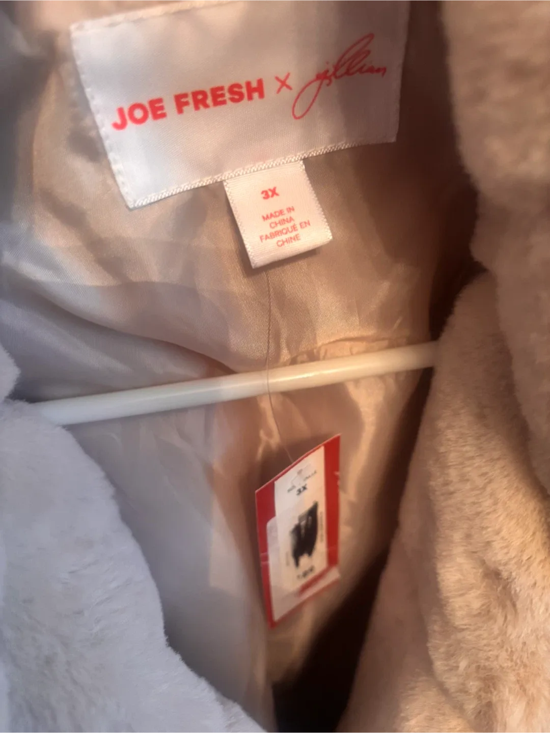 Joe Fresh x Jillian Faux Fur Coat - Size 3X image indicator(2)