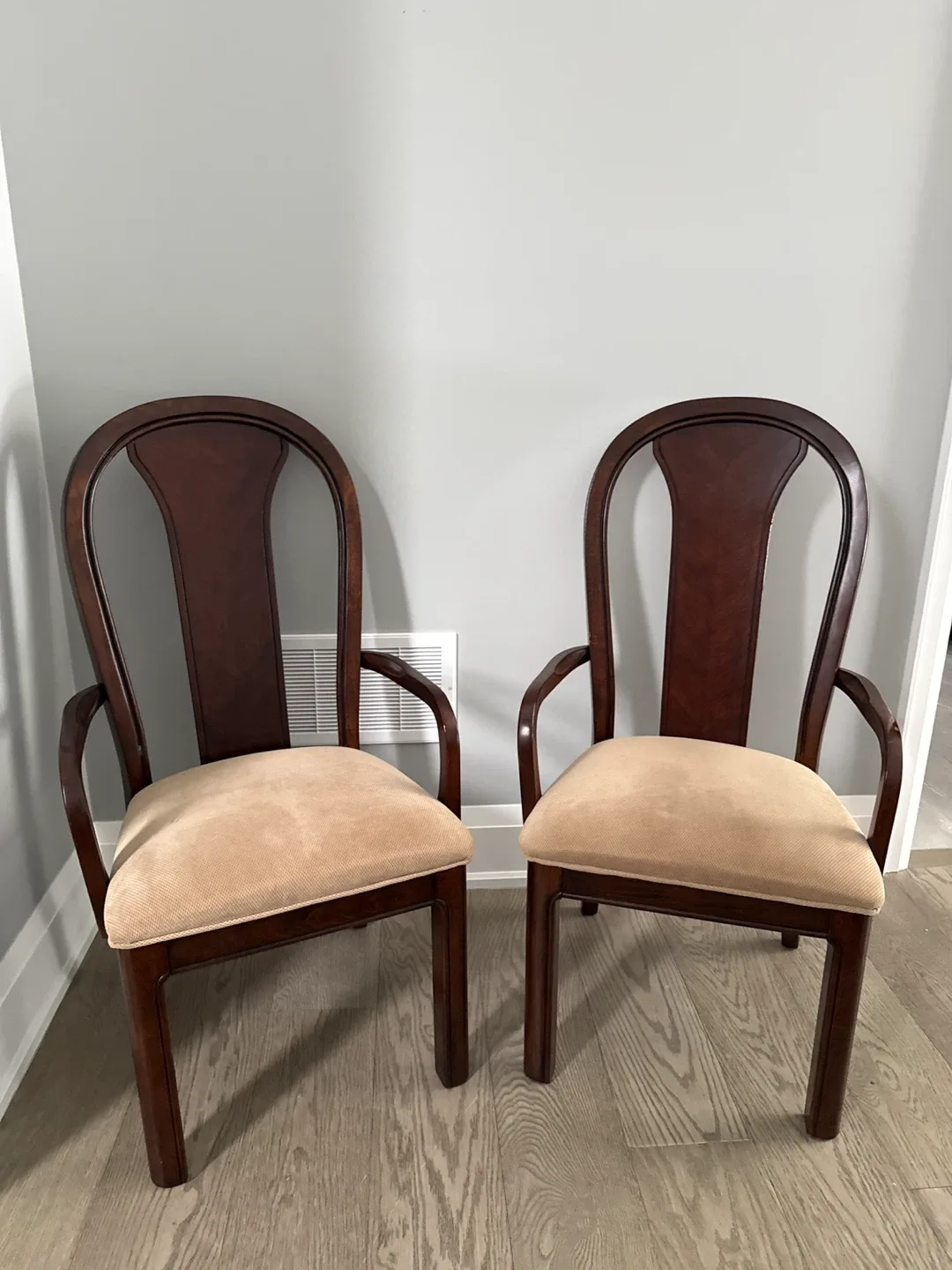 Dark Wood Dining Table with 8 Chairs image indicator(3)