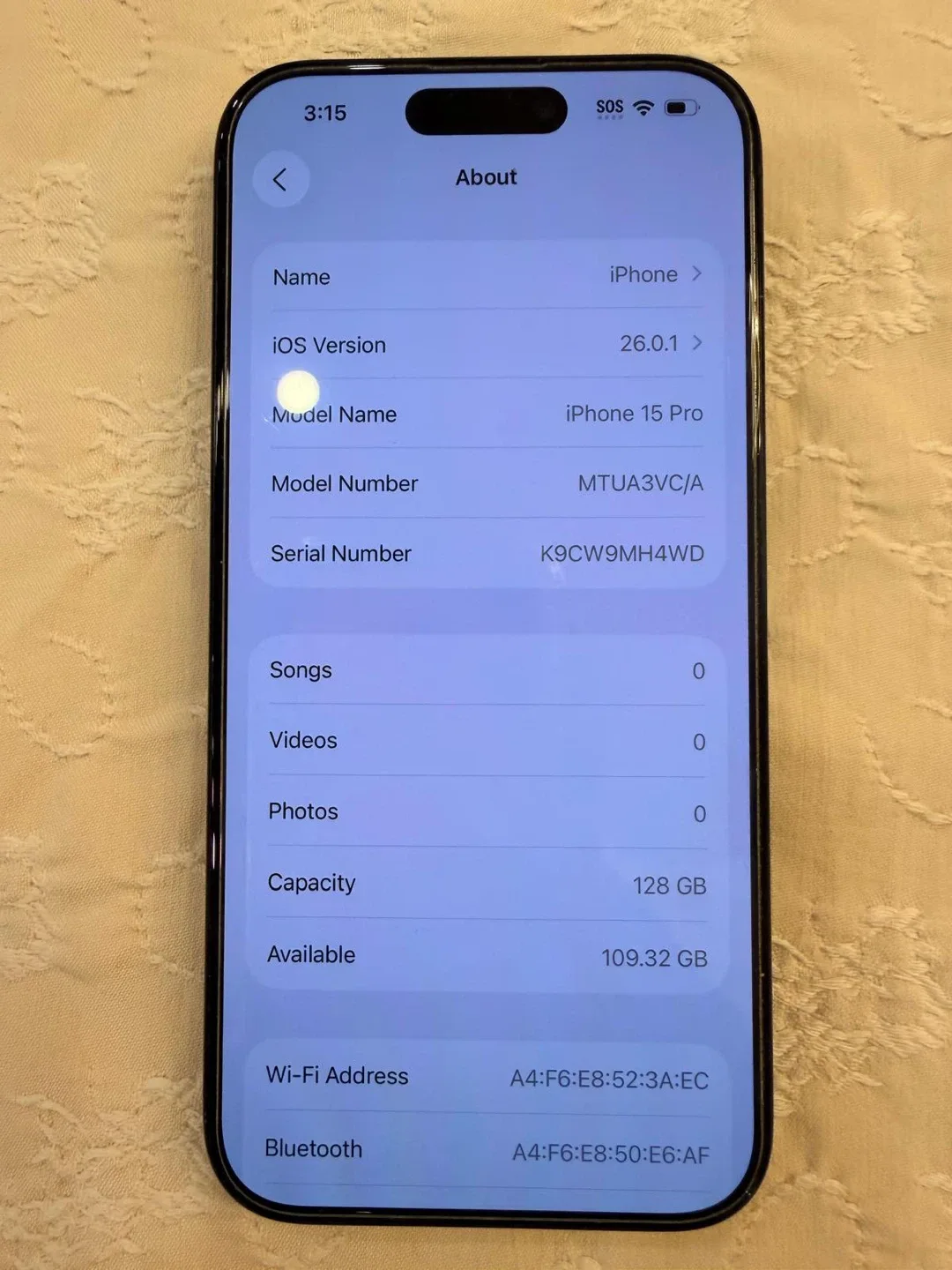 iPhone 15 Pro - 128GB - Blue