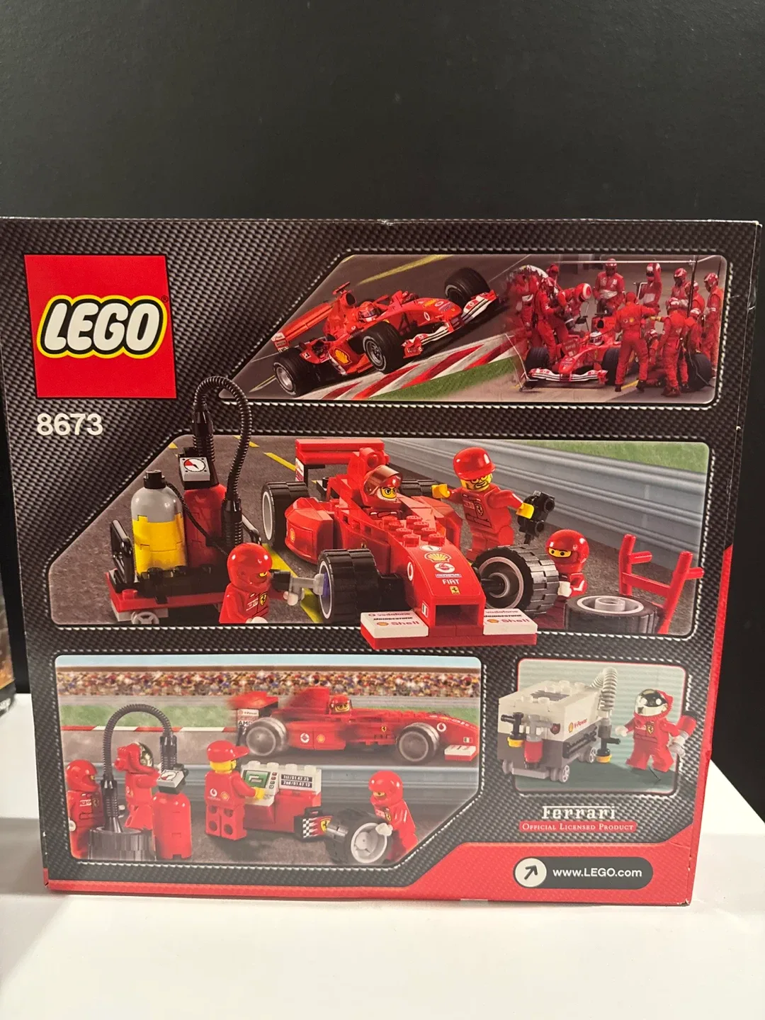 LEGO Racers Ferrari F1 Fuel Stop 8673 image indicator(2)