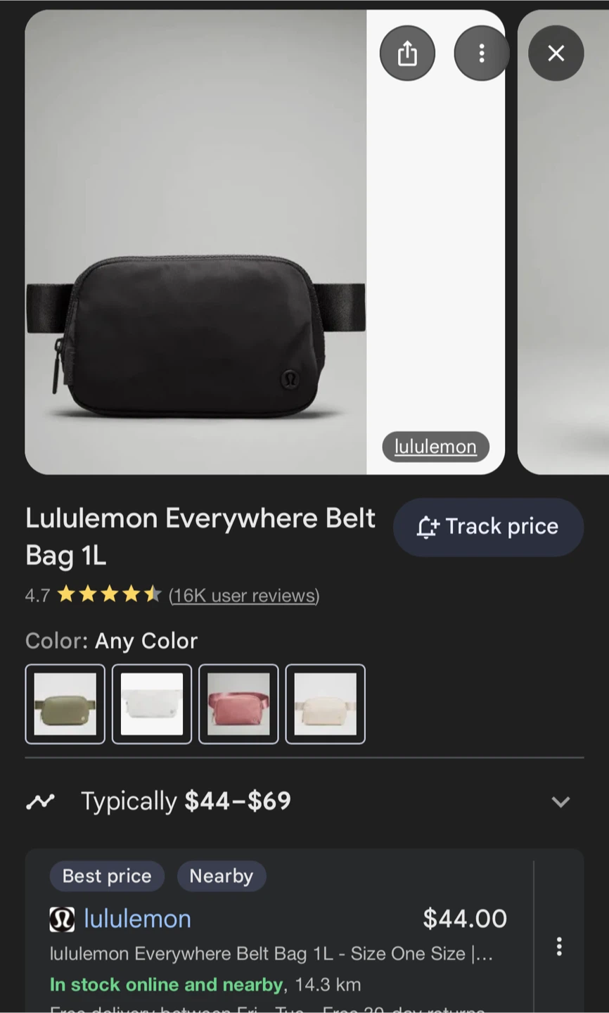 Lululemon Everywhere Belt Bag 1L
