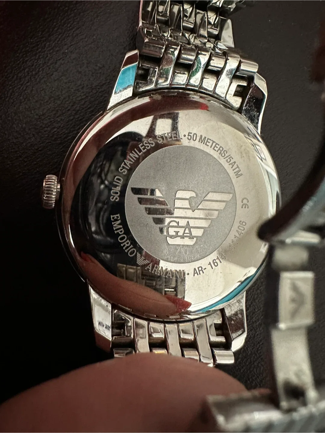 Emporio Armani AR-1614 Stainless Steel Watch image indicator(2)