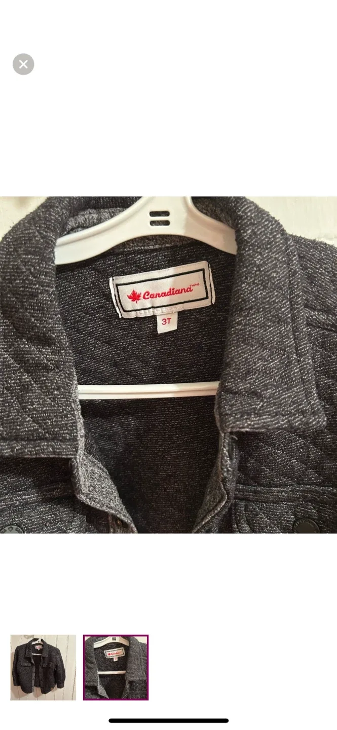 Canadiana Kids' Quilted Jacket - Size 3T image indicator(2)