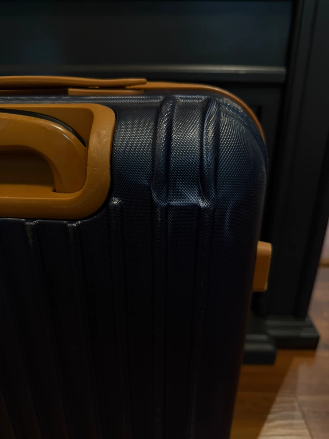 Navy Blue Hardside Carry-on luggage - photo 4