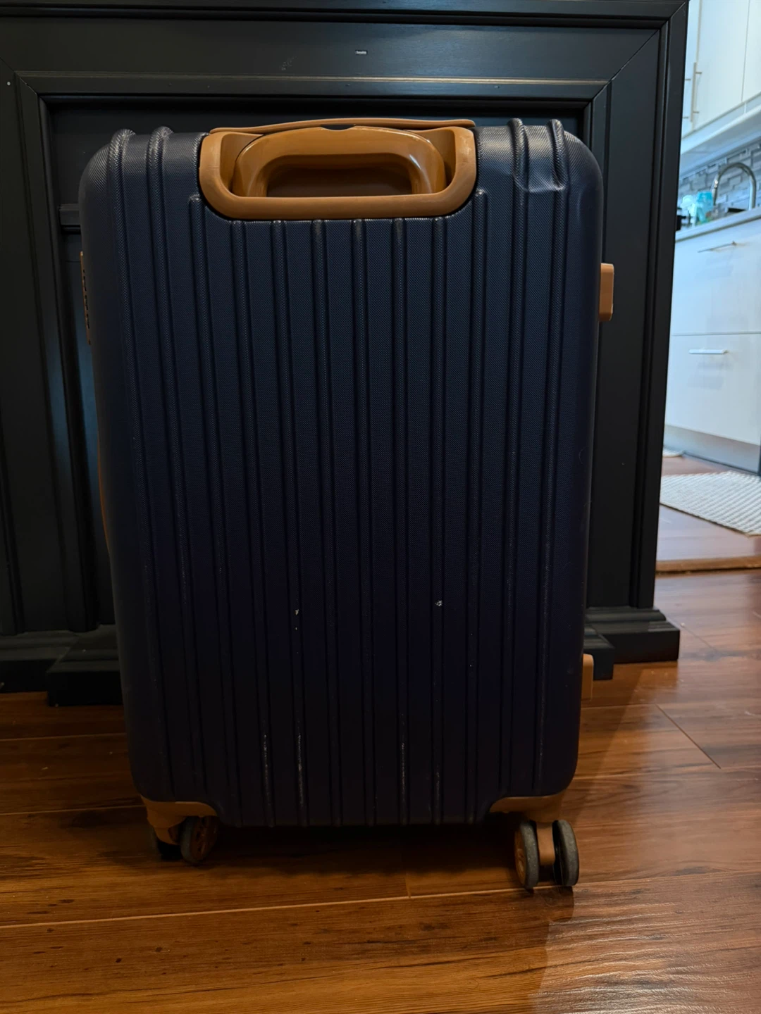 Navy Blue Hardside Carry-on luggage - photo 3