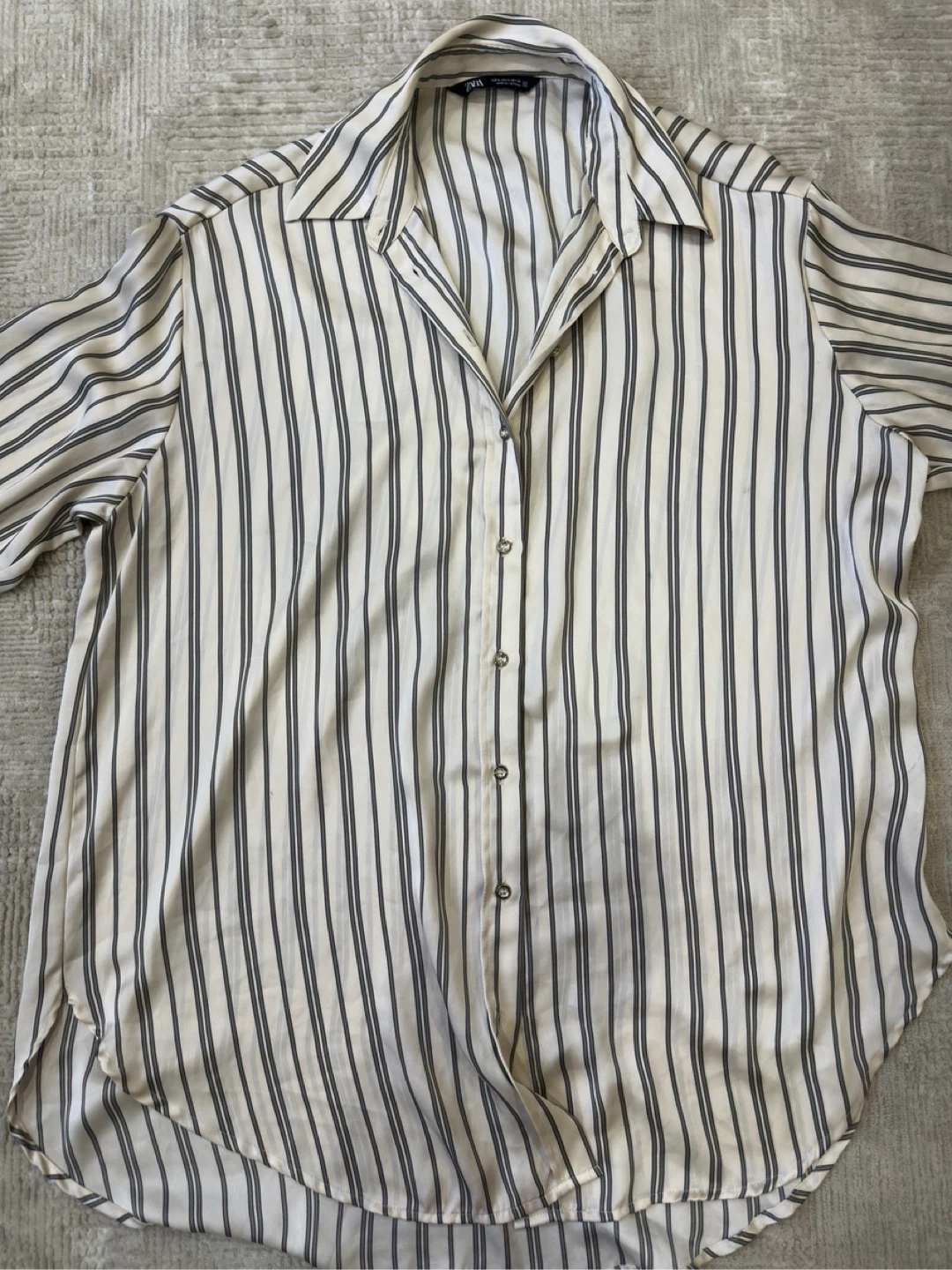 Zara Striped Blouse - Size S - photo 2