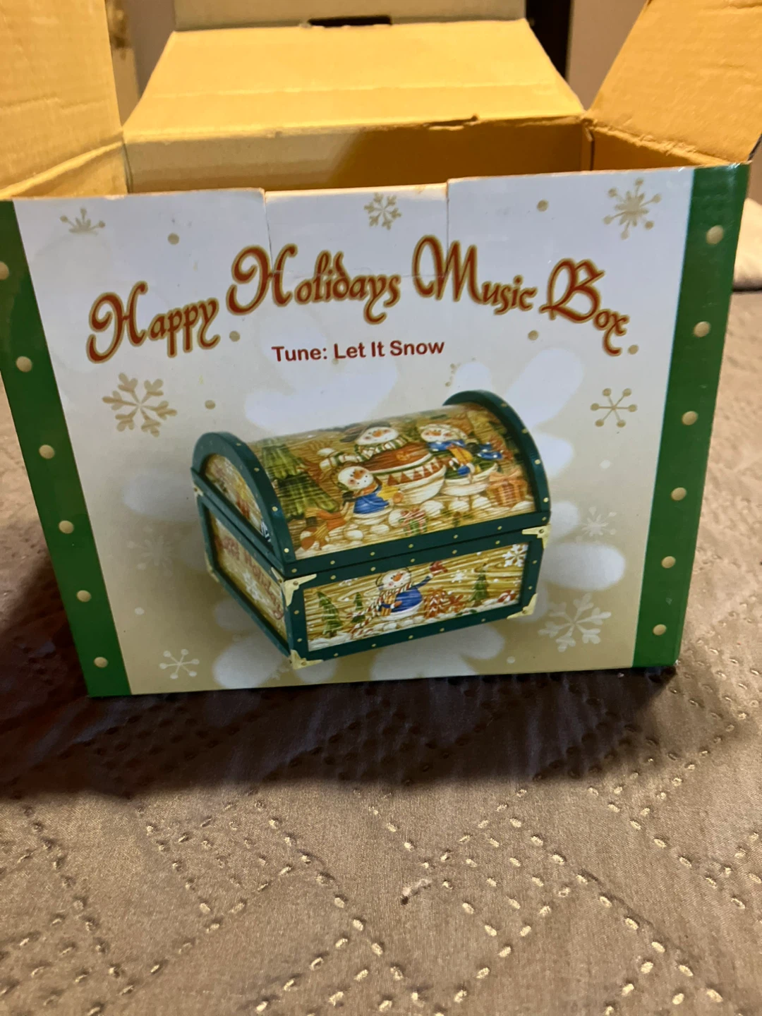 Happy Holidays Music Box - Let It Snow Tune - photo 3