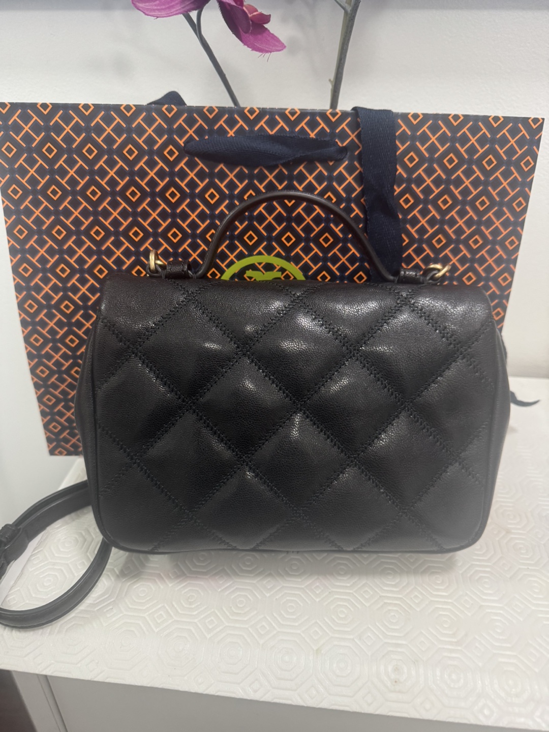 Tory Burch Black Leather Handbag - photo 5