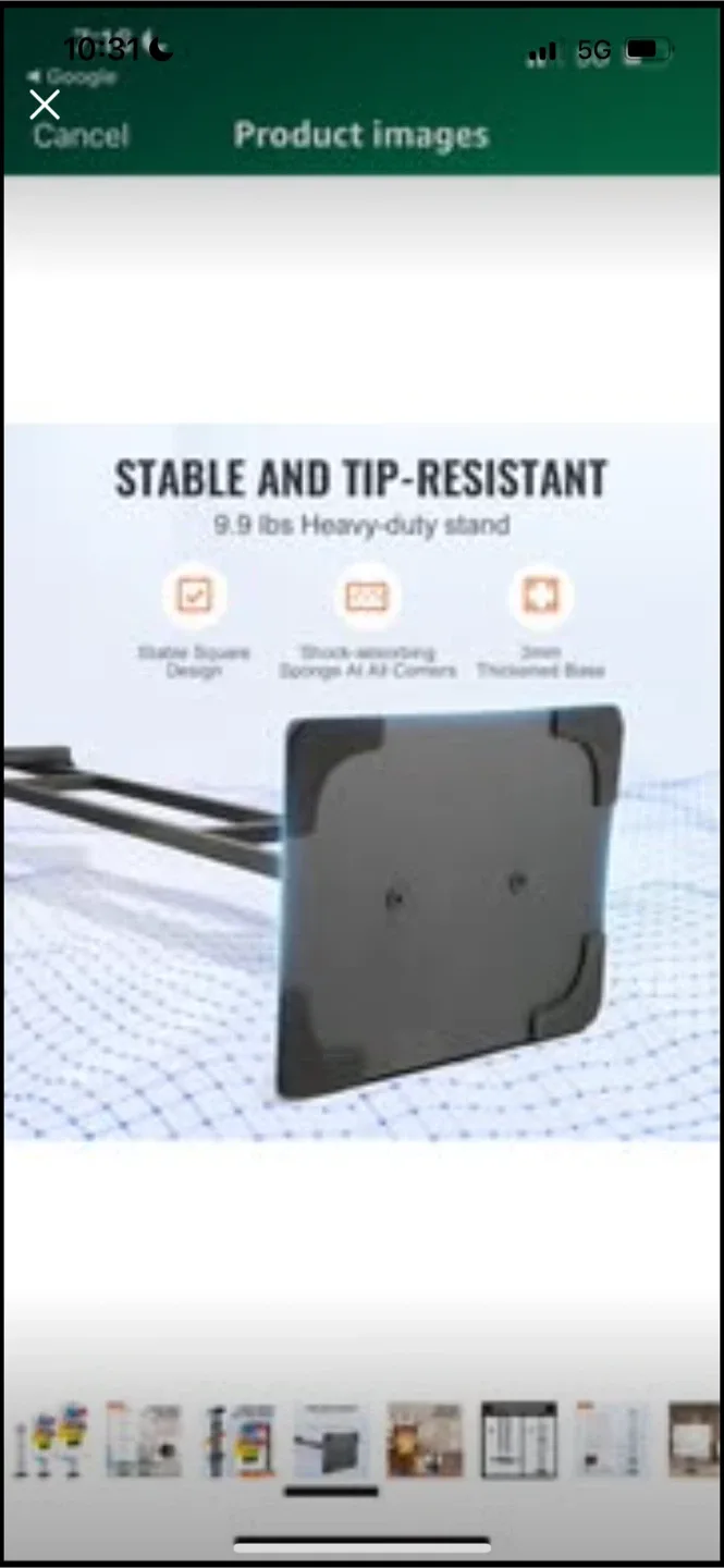 New VEVOR Adjustable Poster Stand image indicator(4)