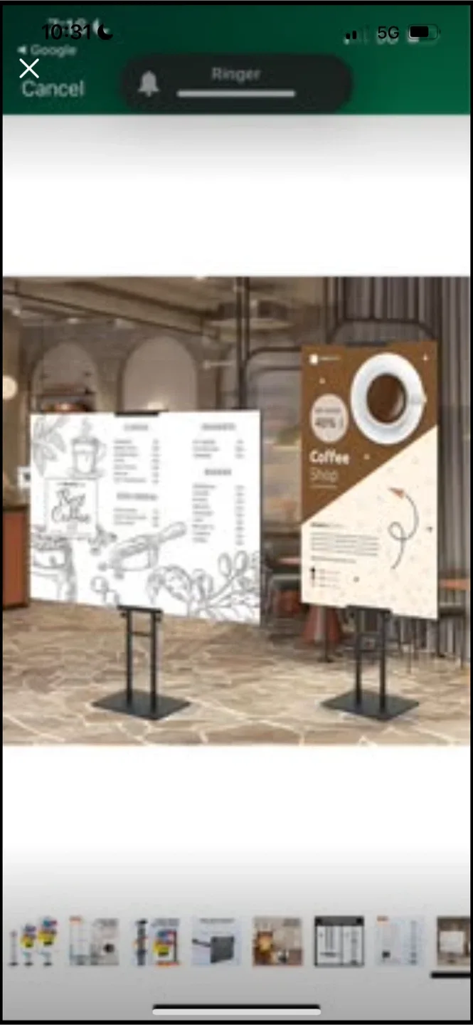 New VEVOR Adjustable Poster Stand image indicator(8)