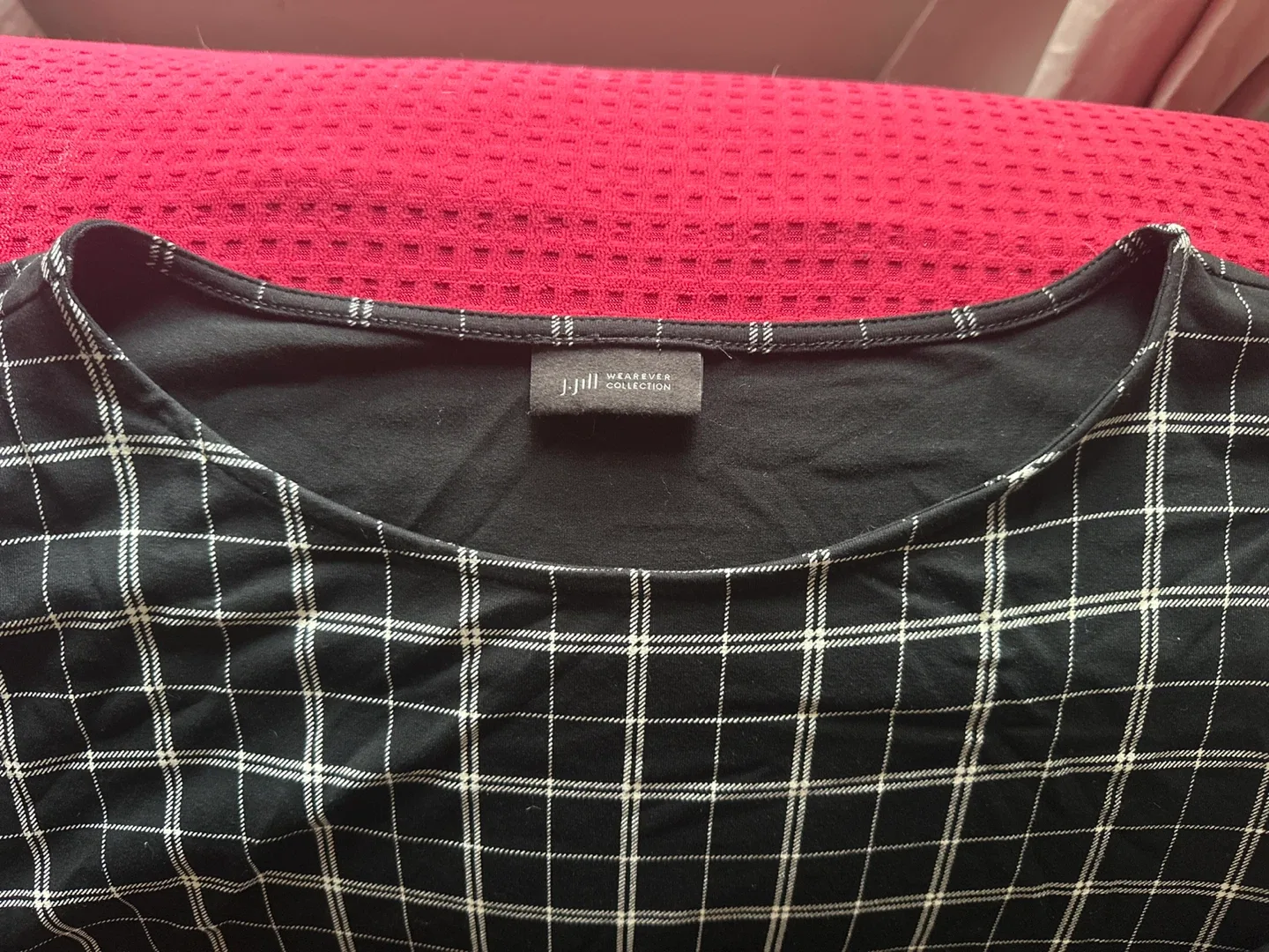 J.Jill Wearever Collection Plaid Dress image indicator(3)