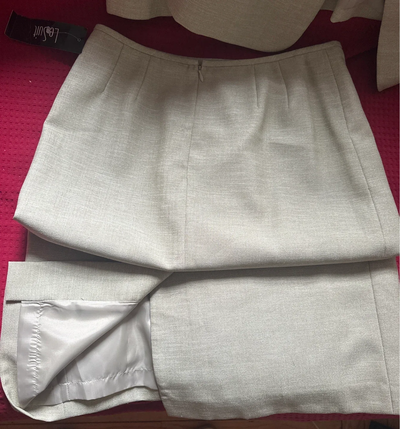 Le Suit Skirt Suit Set - Beige image indicator(3)