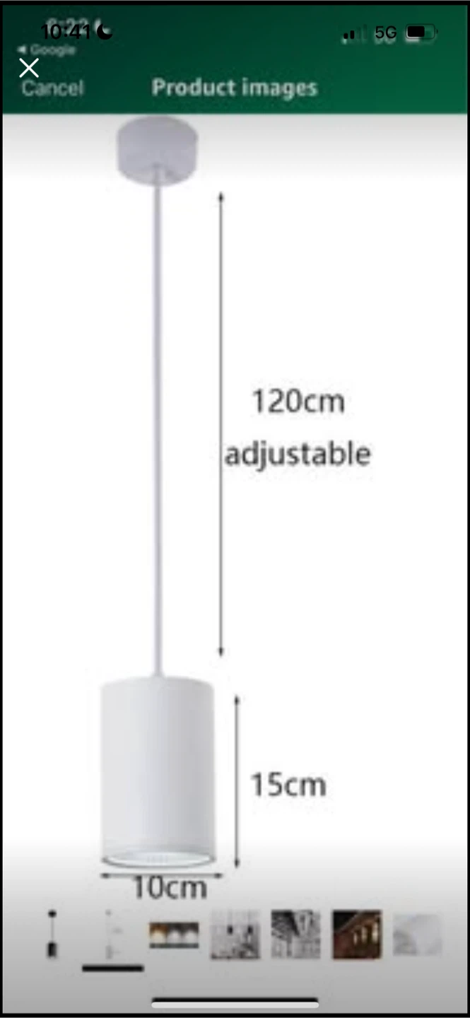 New Alumina Chalk Pendant Light - photo 4
