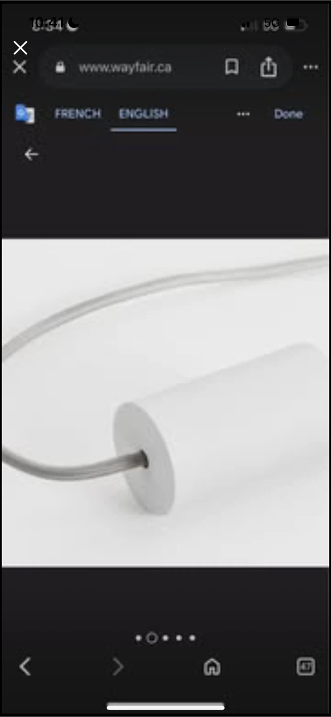 New Alumina Chalk Pendant Light - photo 2